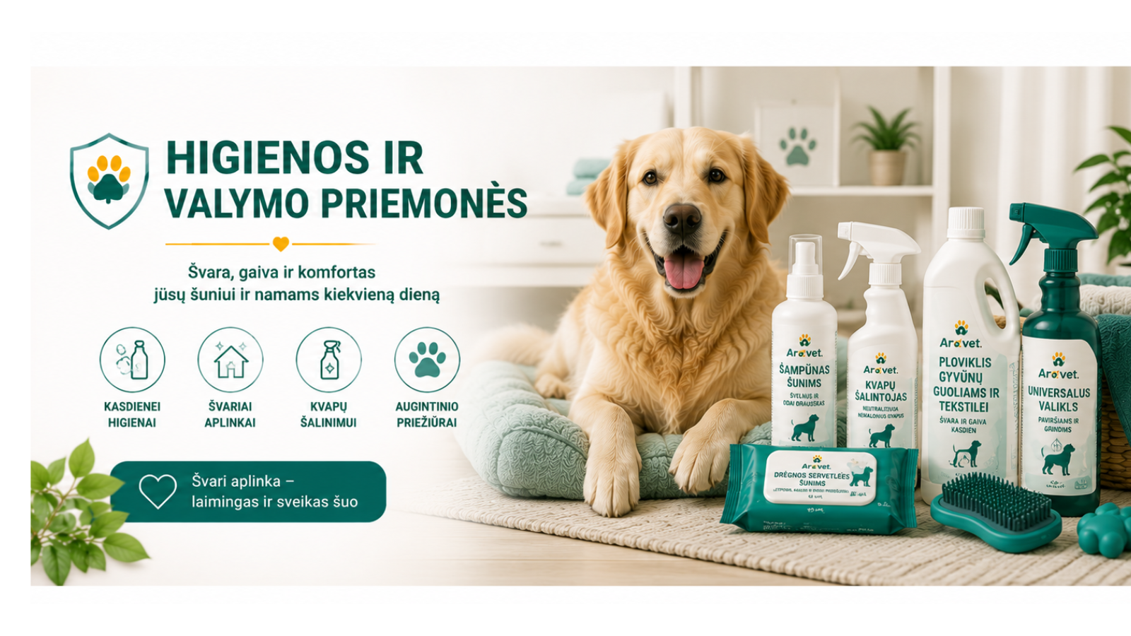 Higienos ir valymo priemonės