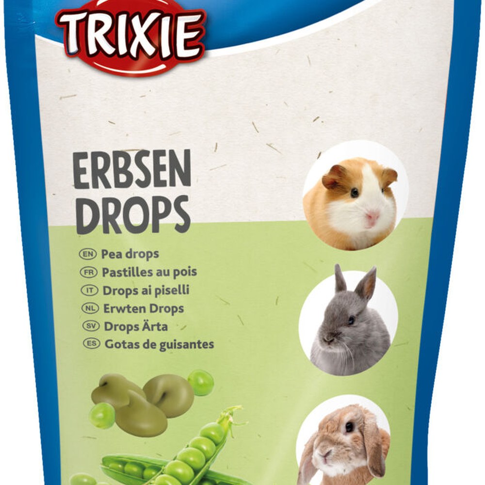 TRIXIE Žirnių lašeliai triušiams ir smulkiems graužikams, 75 g