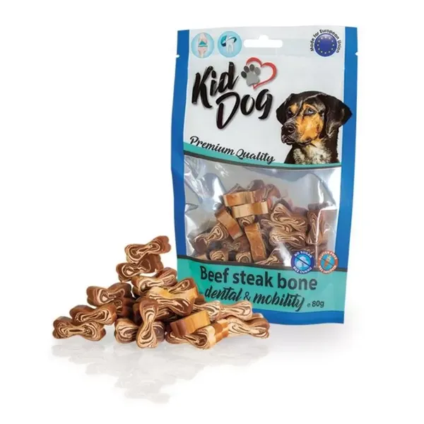 KIDDOG Dental kauliukai dantims ir sąnariams 80g (150) šunims