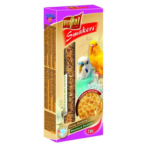 Vitapol Smakers® bang. papūgėlėms su medumi 2vnt.