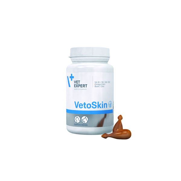 VetExpert VETOSKIN  90kaps šunims ir katėms