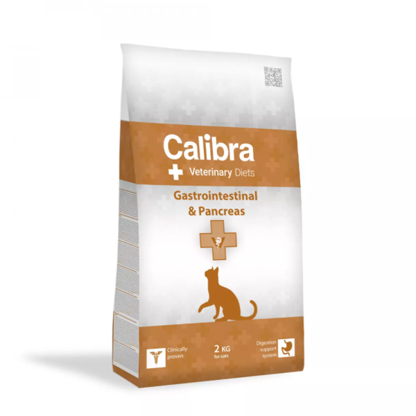 CALIBRA VD Cat Gastro/Pancreas sausas maistas katėms, 2kg