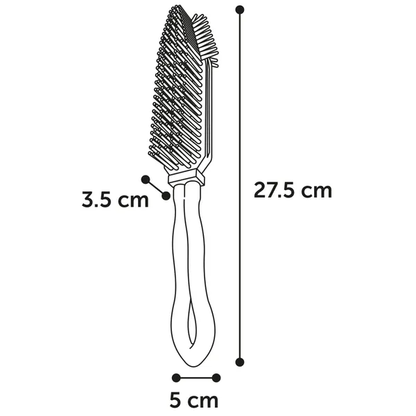 Šepetys paviršiams ir daiktams, Arfa 27cm, pilkas