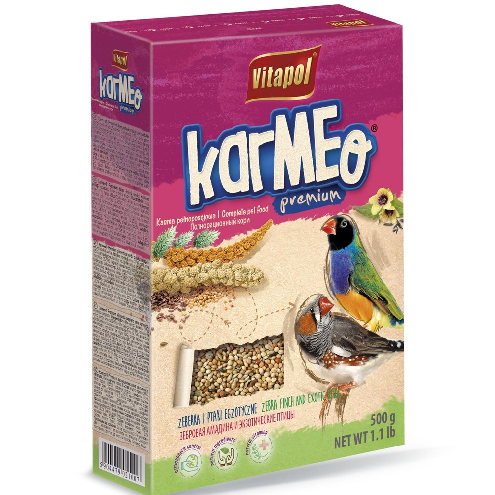 Vitapol Visavertis lesalas zebrinei amadinai ir egzotiniams paukščiams 500g