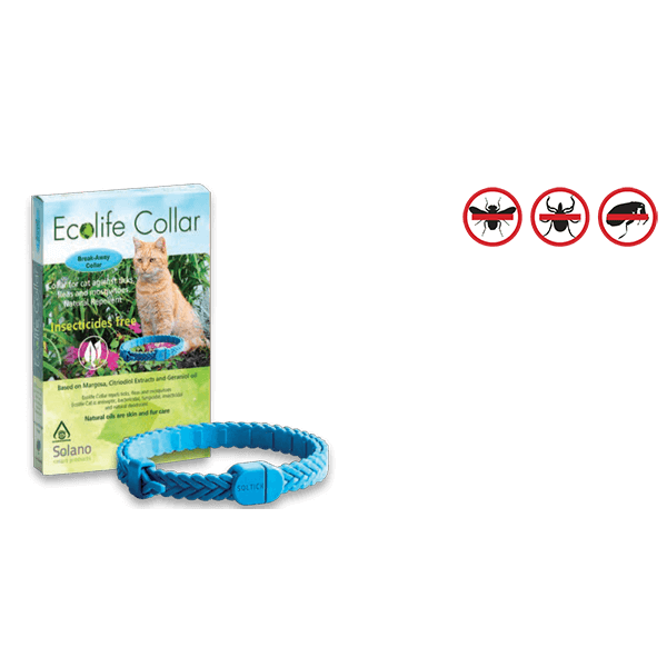 SOLANO Ecolife natūralus antiparazitinis antkaklis katėms