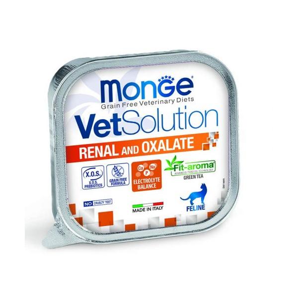 MONGE VetSolution Cat Wet Renal/Oxalate 6x100g