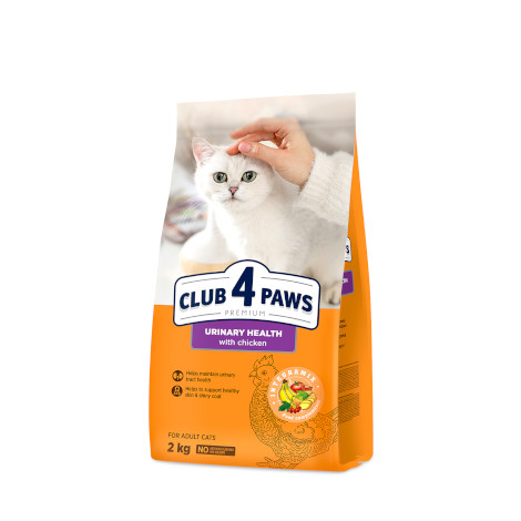 CLUB 4 PAWS PREMIUM „Šlapimo sistemos sveikatos palaikymas“ – pilnavertis sausas maistas suaugusioms katėms