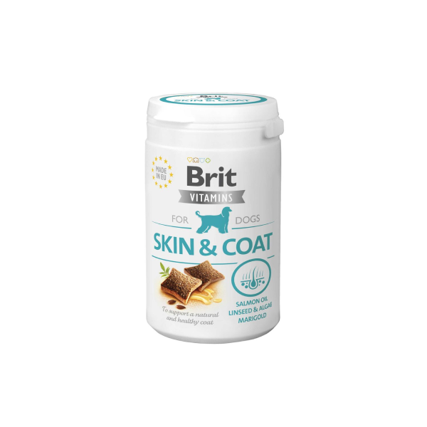 Brit Vitamins Skin&Coat papildai šunims 150g