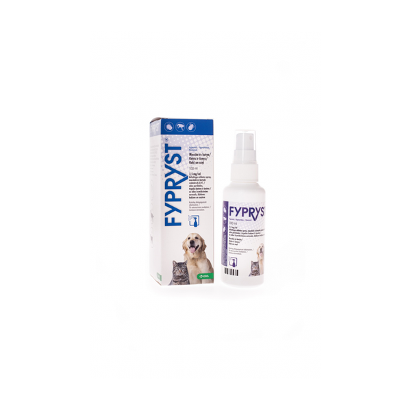 FYPRYST - odos purškalas nuo parazitų katėms ir šunims, 2,5 mg/ml