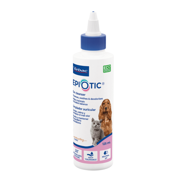 Virbac EPI - OTIC, ausų valiklis 60ml šunims ir katėms