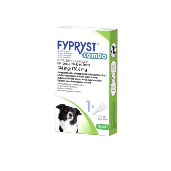 FYPRYST COMBO  antiparazitinis užlašinamasis tirpalas šunims (10-20 kg)