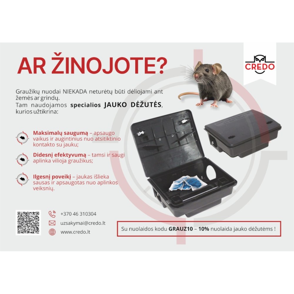 Kenkėjų jauko dėžutė „BETA“