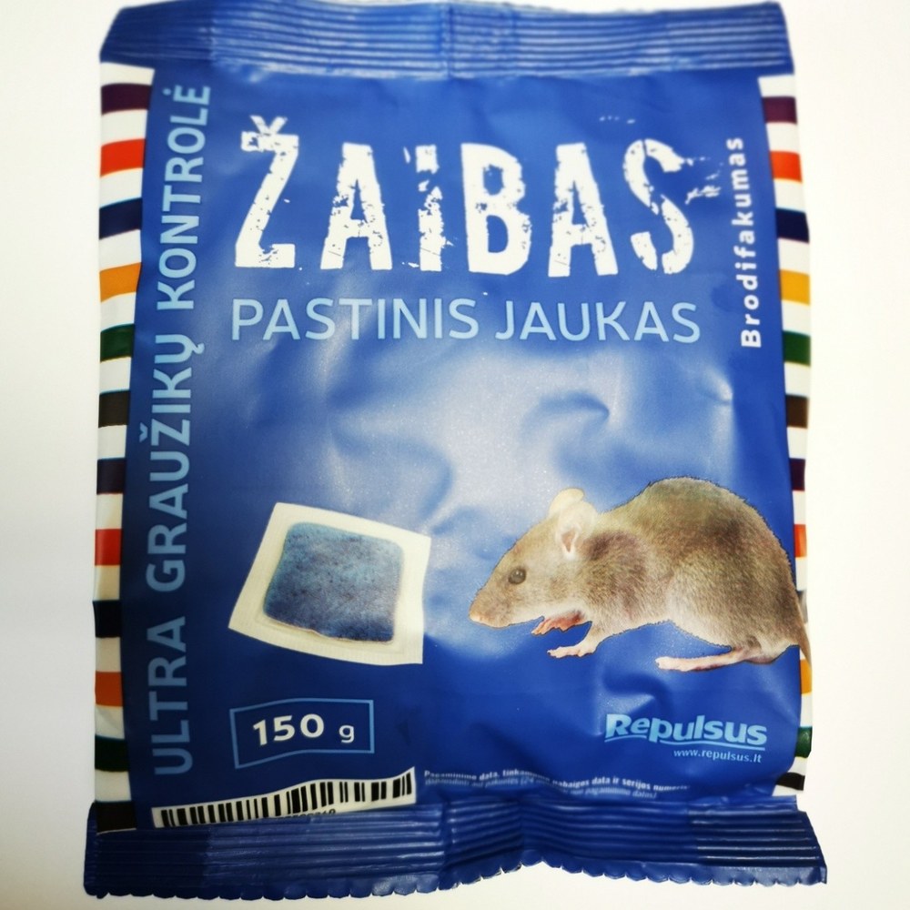 Nuodai pelėms ir žiurkėms pastilėmis Žaibas 150g