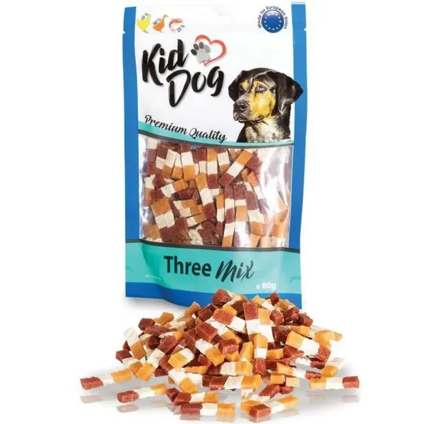 KIDDOG Dental Three Mix 3 skonių skanėstai