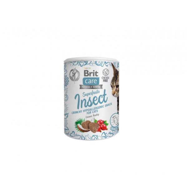 Brit Care Cat skanėstas Superfruits Insect 100 g