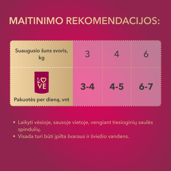 My Love Visavertis konservuotas pašaras suaugusiems šunims su jautiena