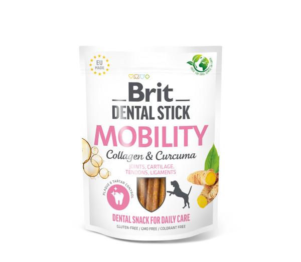 Brit Dental Stick skanėstas Mobility Curcuma&Collagen 7 vnt. 251 g