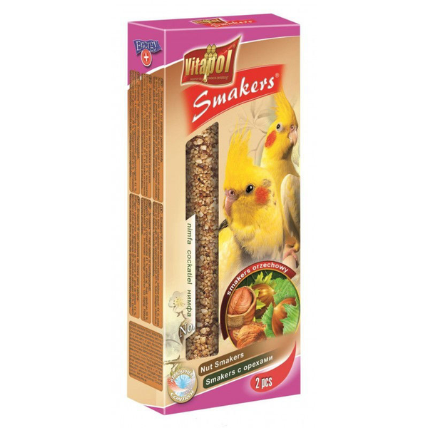 Vitapol Smakers® papūgoms nimfoms su riešutais 2vnt.