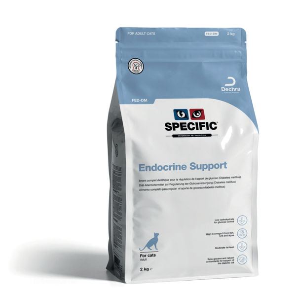 SPECIFIC FED-DM pašaras katėms, turinčioms endokrininių sutrikimų 2kg