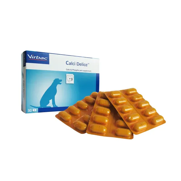 Virbac Calci Delice tabletės N30 šunims