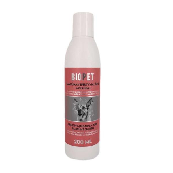 BIOPET Efektyvios priežiūros šampūnas šunims 200ml