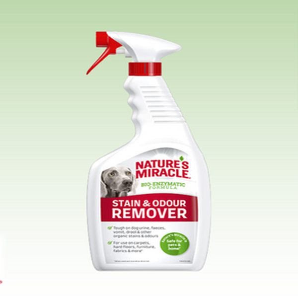 Nature's Miracle dėmių ir kvapų valymo priemonė S+O REMOVER DOG RTU, 709 ml šunims