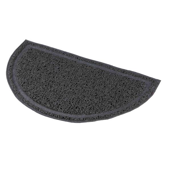 TRIXIE Kilimėlis prie tualeto, pusiau apvalus, PVC, 41x25 cm, antracito