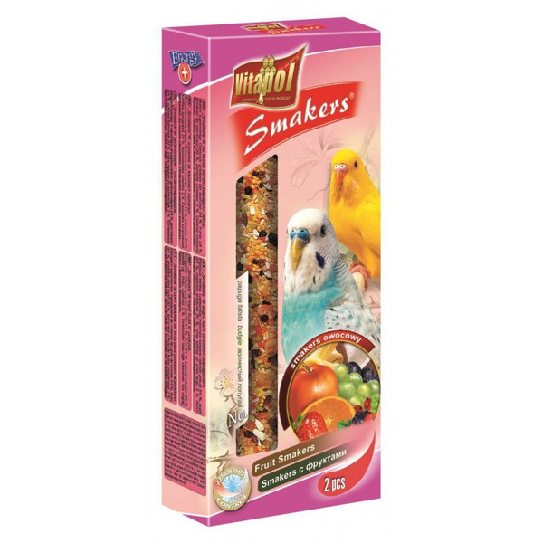 Vitapol Smakers® bang. papūgėlėms su vaisiais 2vnt.