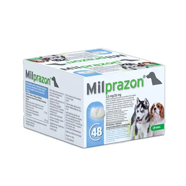 Milprazon 2,5 mg/25 mg šuniukams Ir Mažų Veislių šunims Iki 5 Kg 1 Tab