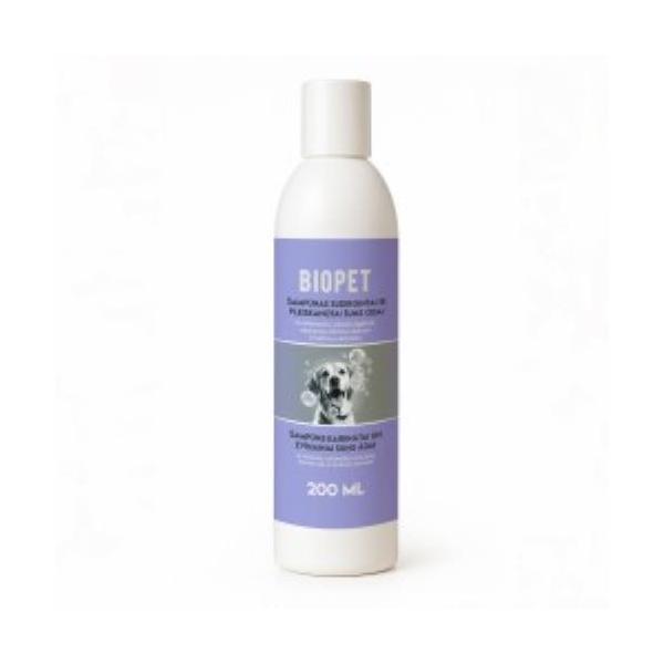 BIOPET Šampūnas sudirgusiai ir pleiskanotai šuns odai, 200ml