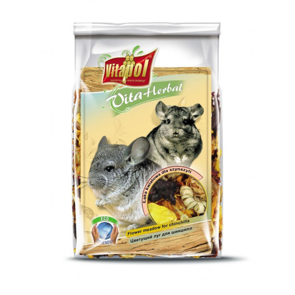 Vitapol HERBAL šinšiloms Žydinti pieva30g