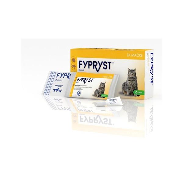 Fypryst lašai nuo blusų ir erkių katėms