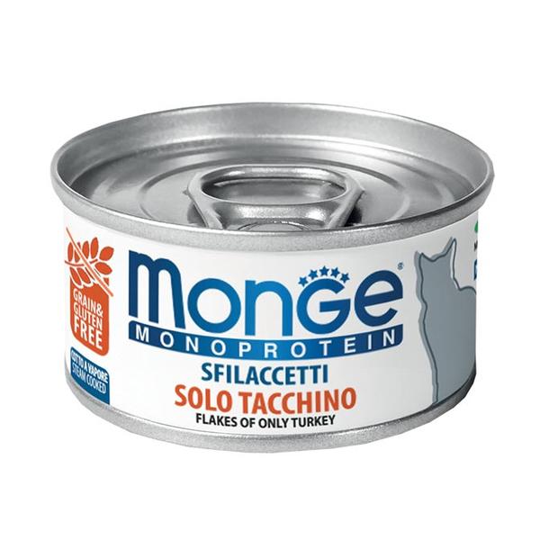 Monge Monoprotein - Cat Flakes tik kalakutiena(vieno baltymo)80g