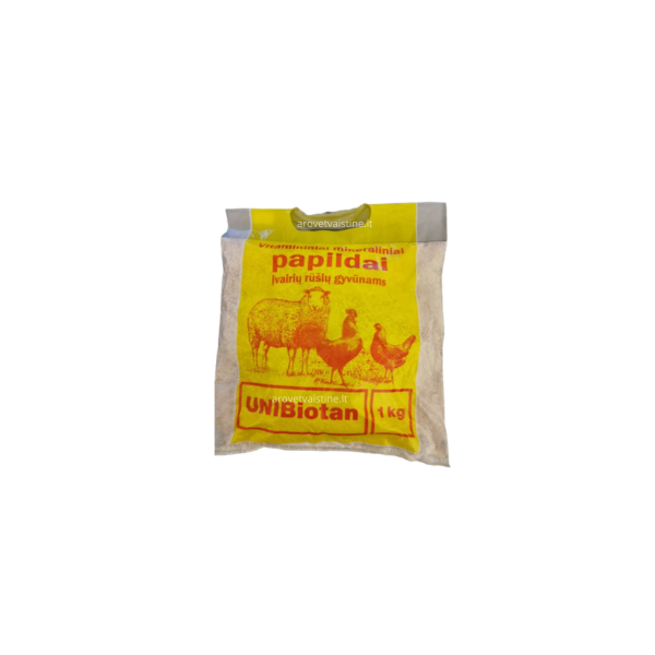 Vitamininiai mineraliniai papildai įvairių rūšių gyvūnams. UNIBIOTAN 1kg
