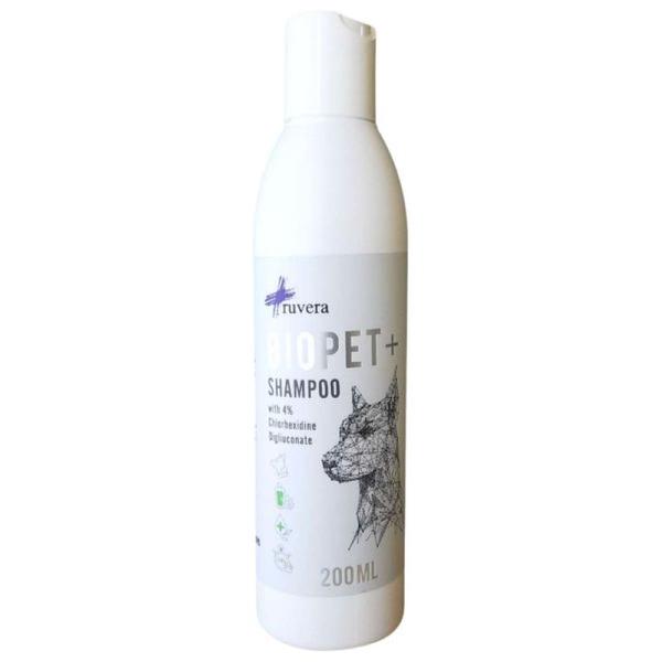 BIOPET antigrybelinis šampūnas su chlorheksidinu, 200ml