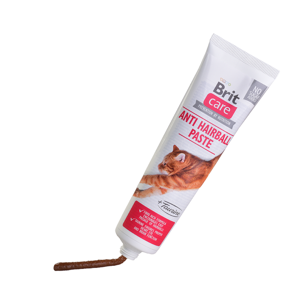 Brit Care Cat pasta Anti Hairball with Taurine 100ml
