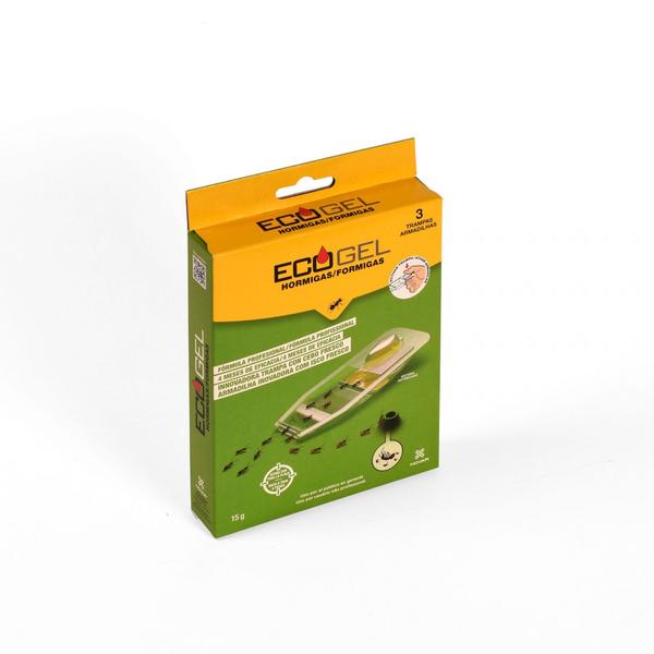 EC GEL Ant Trap - Gelis skruzdėlių naikinimui padėkliuke 3 vnt.