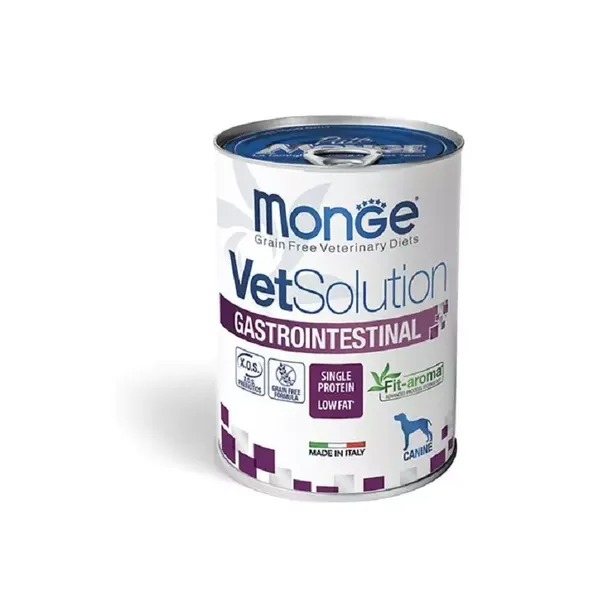 MONGE VetSolution Dog Wet Virškinimui (vieno baltymo) 400 g