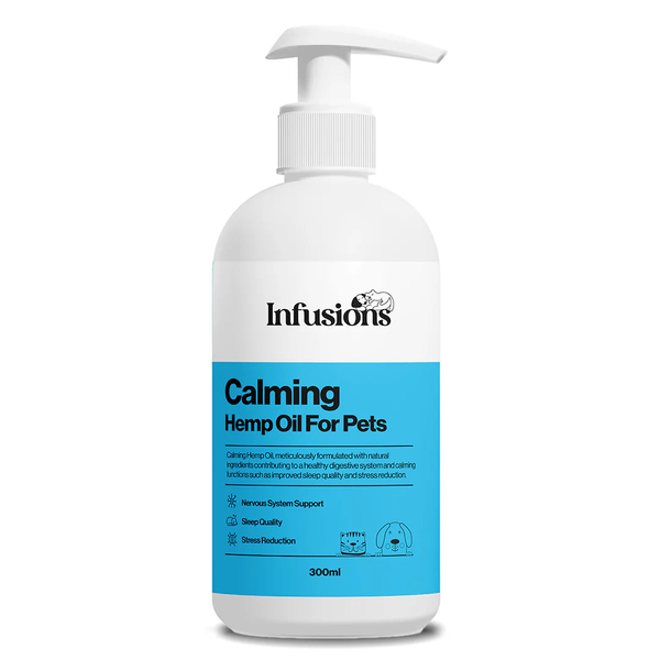 Infusions CALMING HEMP OIL-raminantis kanapių aliejus augintiniams, 300ml
