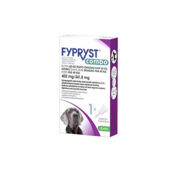Fypryst Combo antiparazitinis užlašinamasis tirpalas virš 40 kg