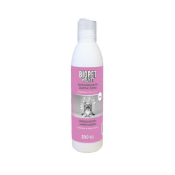 BIOPET "Velvet" 2-1 kondicionuojantis šampūnas šunims, 200ml