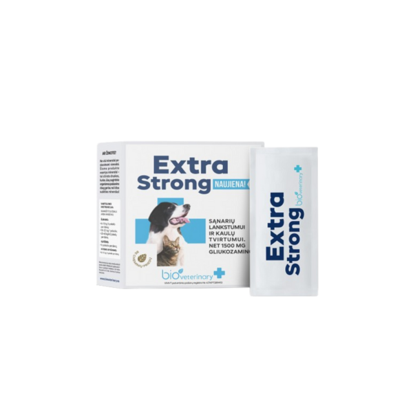 Bioveterinary Extra Strong (sąnariai) maisto papildas augintiniams N28