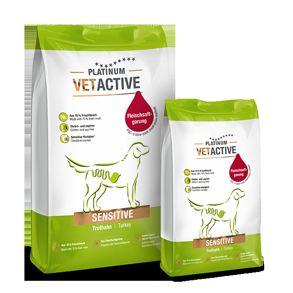 Platinum VetActive Sensitive pašaras jautriam virškinimo traktui šunims