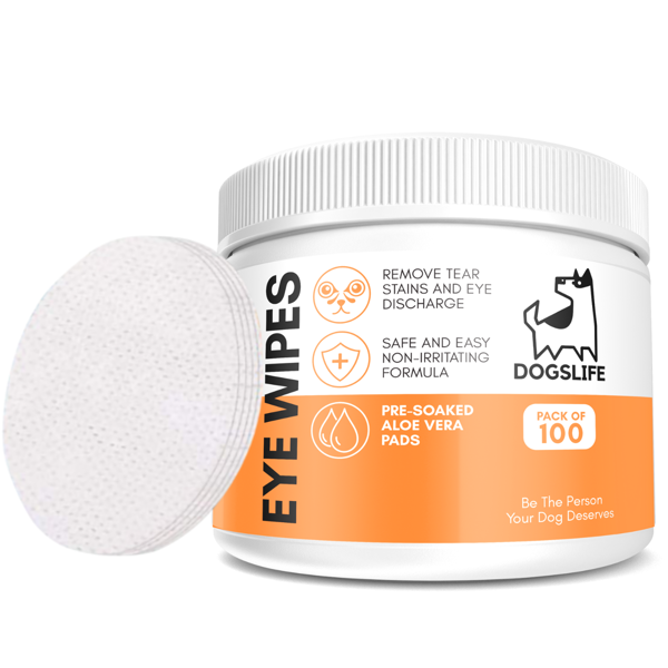 DOGSLIFE akių valymo servetėlės augintiniams, 100 vnt.