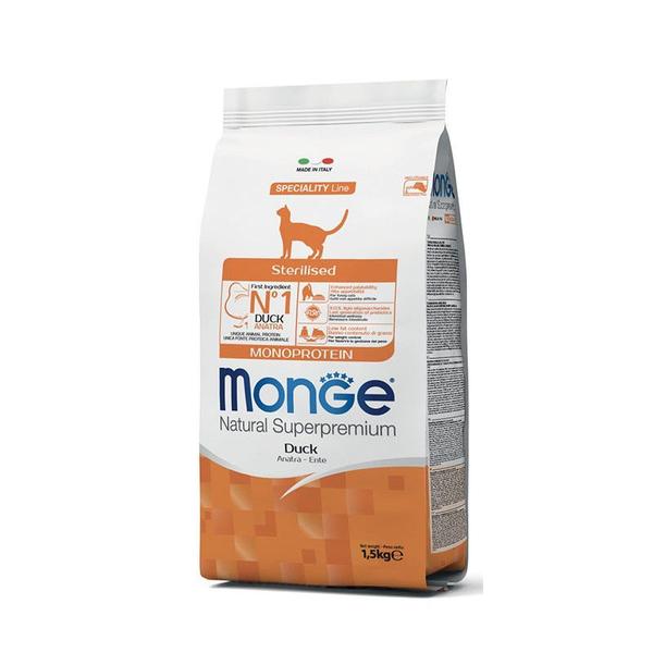 Monge Dry Cat Adult Sterilized su antien (vieno baltymo) 1,5 kg