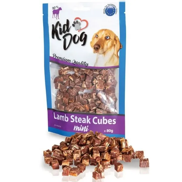 image KIDDOG Cubes ėrienos kubeliai 80g