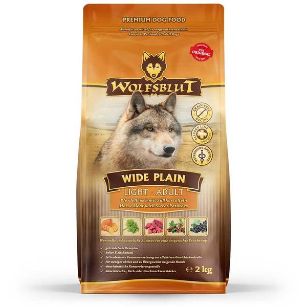 Wolfsblut Adult Wide Plain Light sausas maistas suaugusiems šunims su arkliena