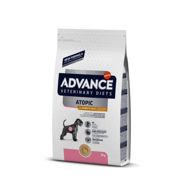 ADVANCE Atopic šunims Med/Max (triušiena)